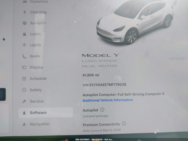 2021 TESLA MODEL Y 5YJYGAEE7MF179038 Photo 6