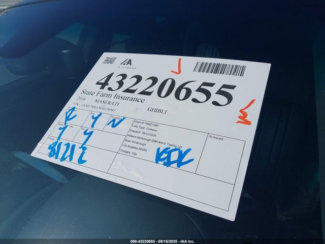 ZAM57XSAXG1176943 Maserati m156d