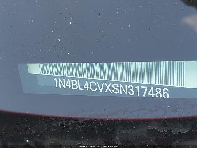 1N4BL4CVXSN317486 Nissan 2025