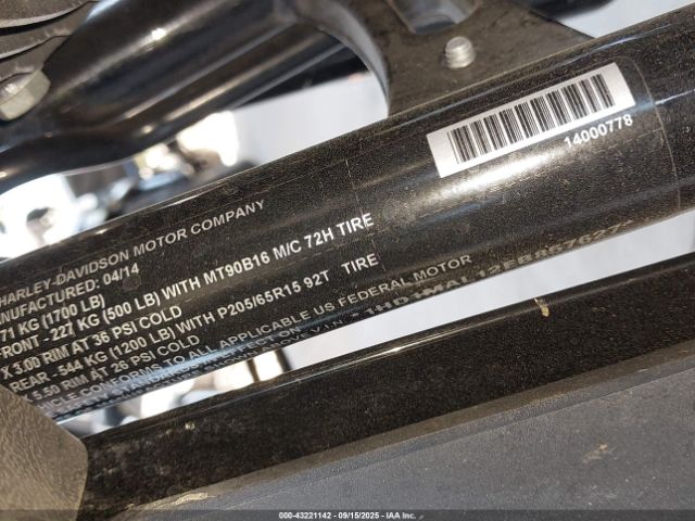 2014 HARLEY-DAVIDSON FLHTCUTG 1HD1MAL12EB857627 Photo 9