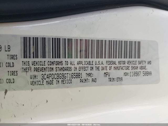 Dodge 2016 2016 3C4PDCBG9GT165881 Image 9