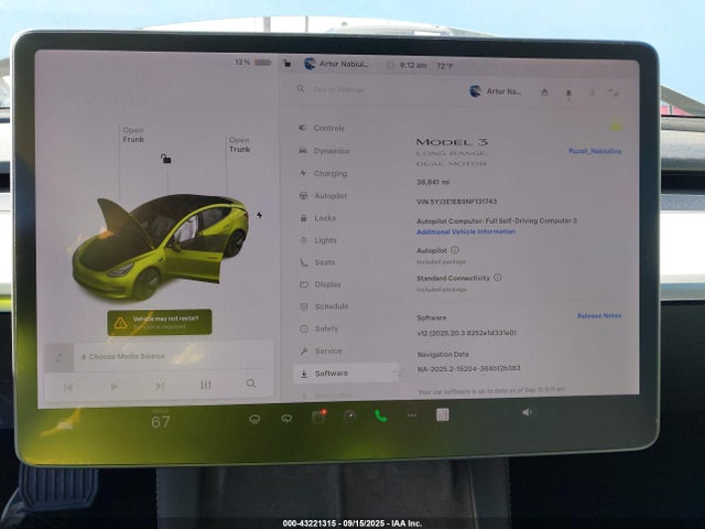 2022 TESLA MODEL 3 5YJ3E1EB9NF131743 Photo 6