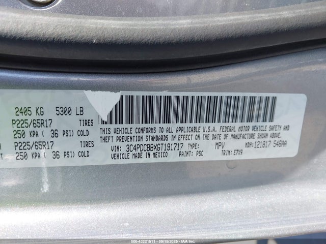 Dodge Journey 2016 3C4PDCBBXGT191717 Image 9