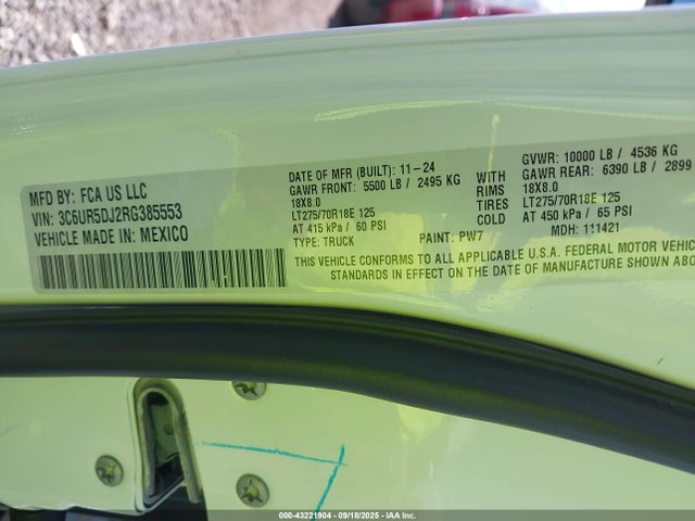RAM 2500 2024 3C6UR5DJ2RG385553 Image 9