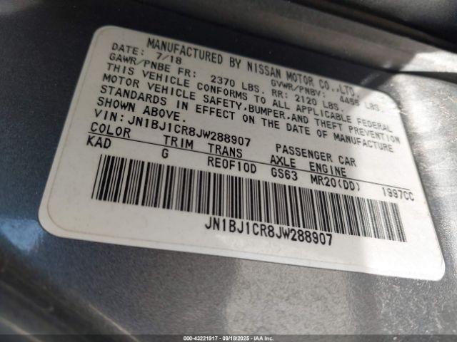 2018 NISSAN ROGUE SPORT JN1BJ1CR8JW288907 Photo 8