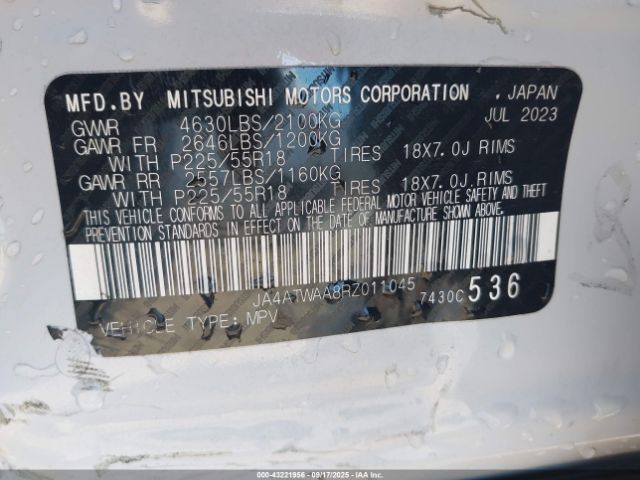 2024 MITSUBISHI ECLIPSE CROSS JA4ATWAA8RZ011045 Photo 8