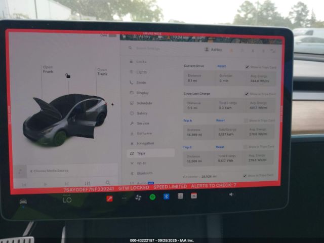 2022 TESLA MODEL Y 7SAYGDEF7NF339241 Photo 6