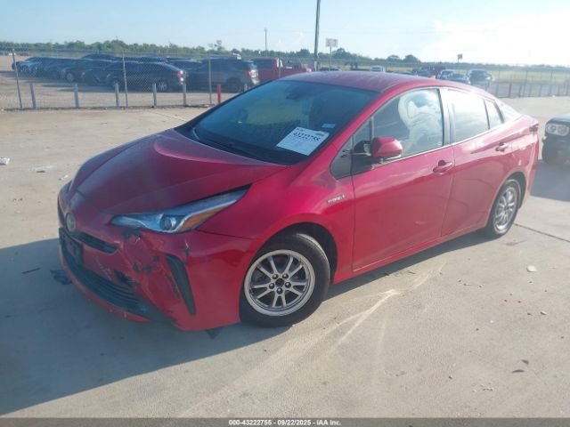 2019 TOYOTA PRIUS JTDKARFUXK3082972 Photo 1