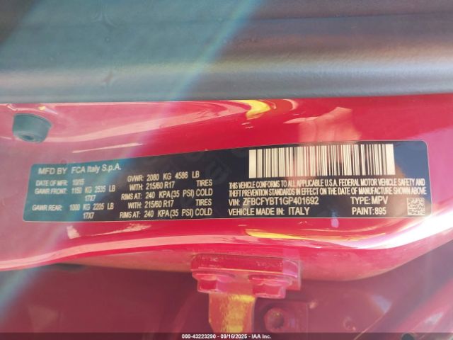 2016 FIAT 500X ZFBCFYBT1GP401692 Photo 8