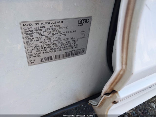 2015 AUDI Q7 WA1LGAFE2FD007562 Photo 8