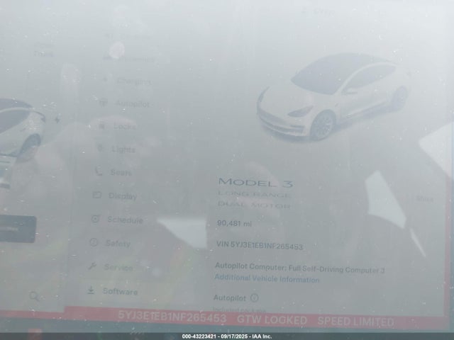 2022 TESLA MODEL 3 5YJ3E1EB1NF265453 Photo 6