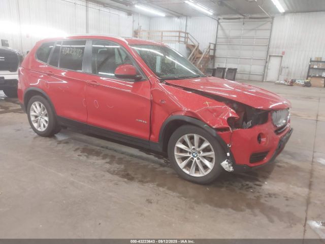 2016 BMW X3 5UXWX9C53G0D69321