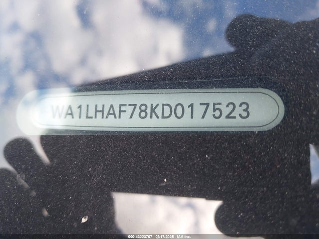 WA1LHAF78KD017523 Audi 2.0t