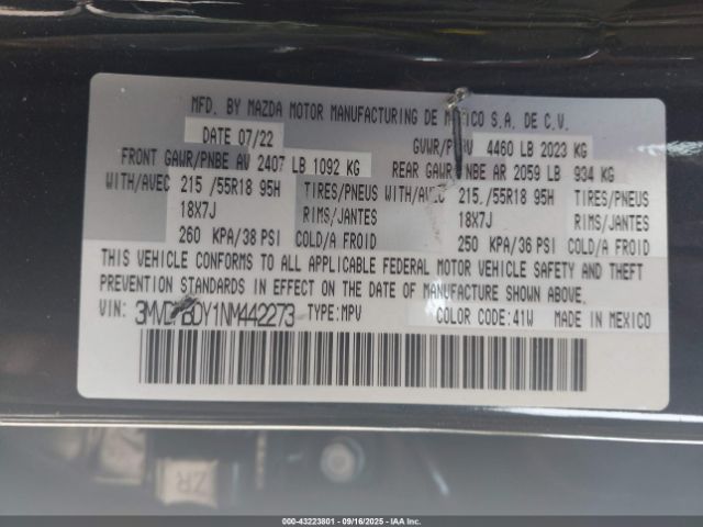 2022 MAZDA CX-30 3MVDMBDY1NM442273 Photo 8