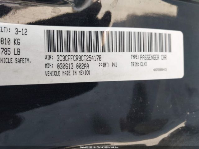 2012 FIAT 500 3C3CFFCR9CT254178 Photo 8