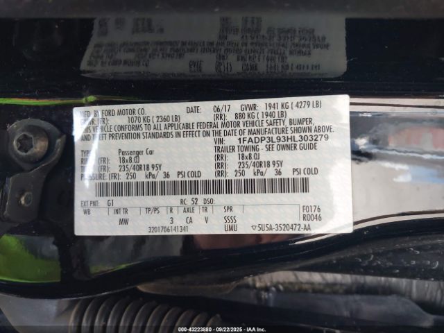 2017 FORD FOCUS ST 1FADP3L93HL303279 Photo 8