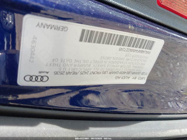 2021 AUDI A4 WAUABAF44MA027245 Photo 8