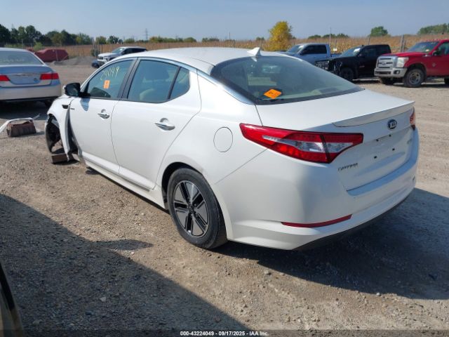 2013 KIA OPTIMA HYBRID KNAGM4ADXD5039356 Photo 2