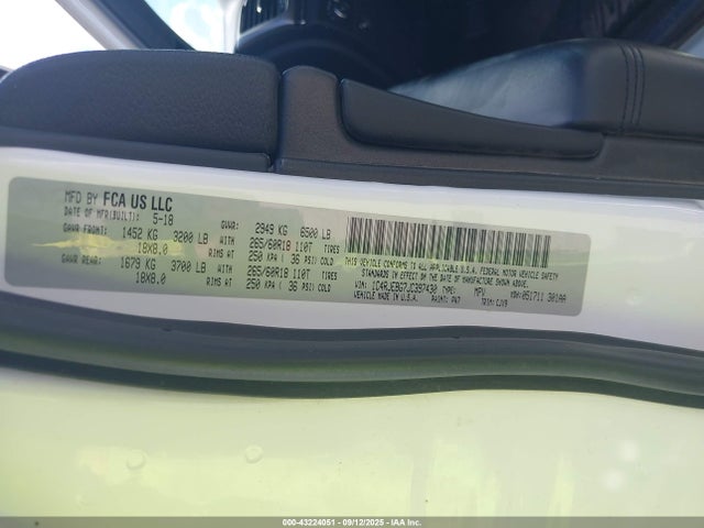 1C4RJEBG7JC397430 Jeep Grand Cherokee