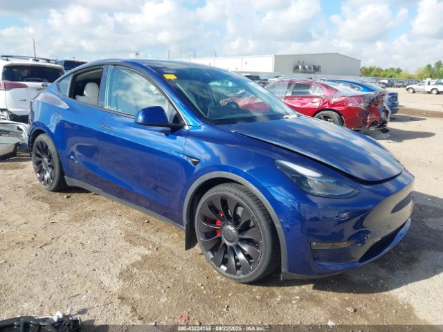 2022 TESLA MODEL Y 7SAYGDEFXNF393066 Photo 0