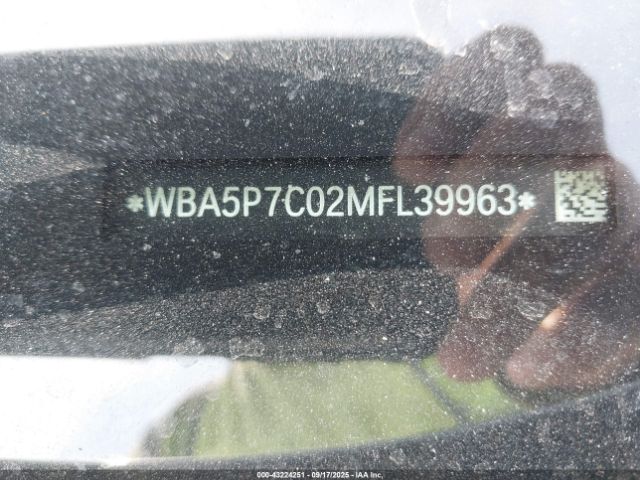 2021 BMW 3 SERIES WBA5P7C02MFL39963 Photo 8