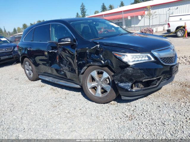 2016 ACURA MDX 5FRYD4H25GB046549 Photo 0