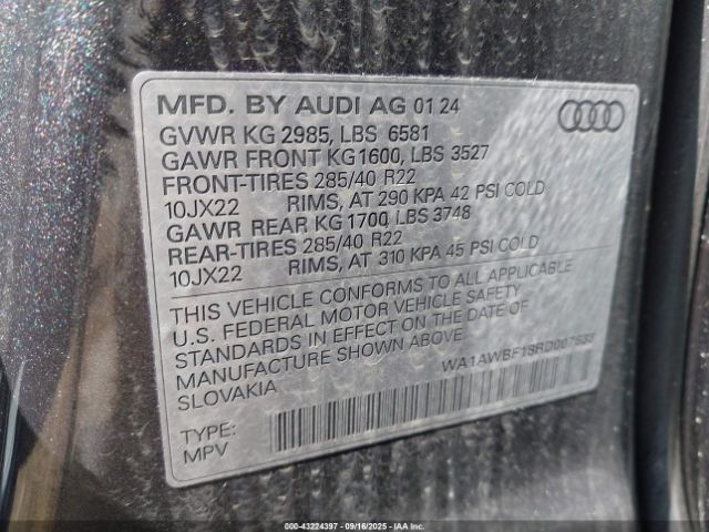 2024 AUDI SQ8 WA1AWBF18RD007633 Photo 8