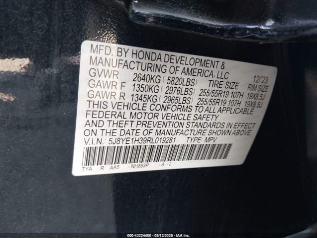2024 ACURA MDX 5J8YE1H39RL019281 Photo 8