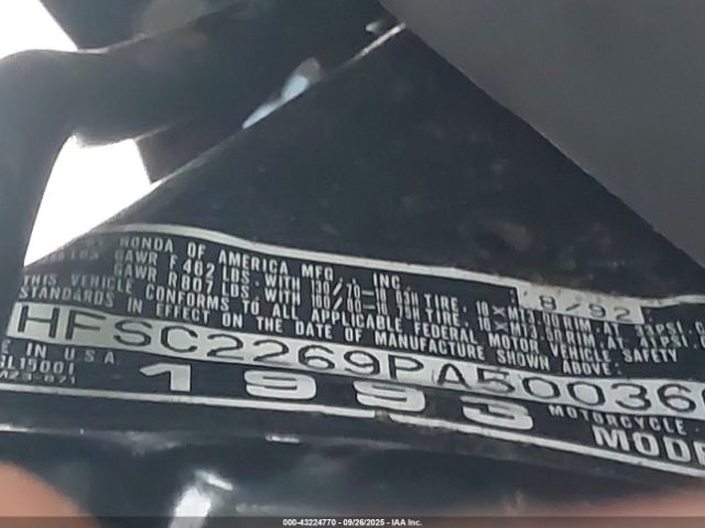 1993 HONDA GL1500 1HFSC2269PA500360 Photo 9