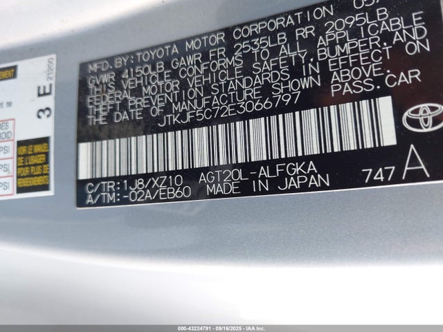 Scion 2ar-fe 2014 JTKJF5C72E3066797 Image 9