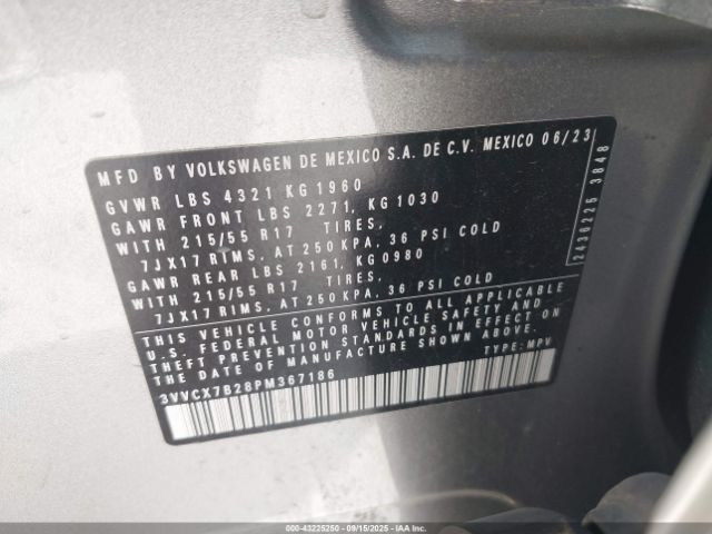 2023 VOLKSWAGEN TAOS 3VVCX7B28PM367186 Photo 8