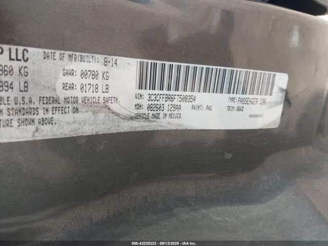 2015 FIAT 500 3C3CFFBR6FT508354 Photo 8