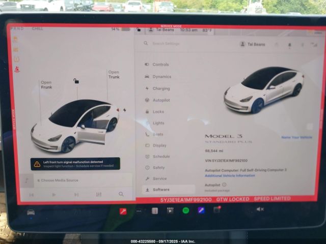 2021 TESLA MODEL 3 5YJ3E1EA1MF992100 Photo 6