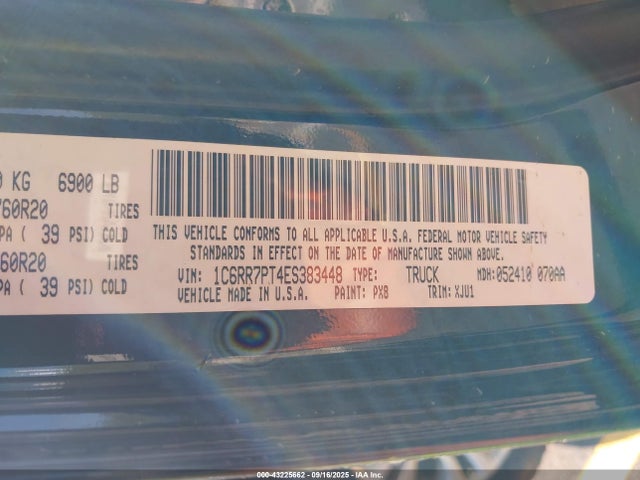 1C6RR7PT4ES383448 RAM 2014