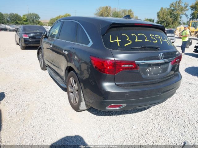 2014 ACURA MDX 5FRYD3H22EB019848 Photo 2