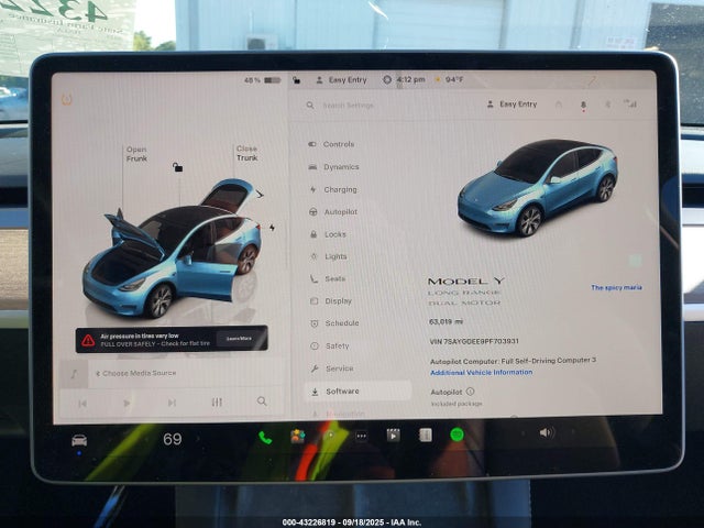 2023 TESLA MODEL Y 7SAYGDEE9PF703931 Photo 6