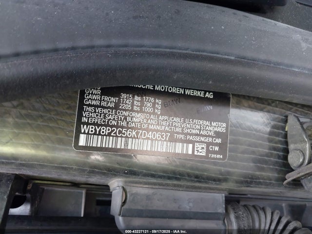 BMW 2019 2019 WBY8P2C56K7D40637 Image 9