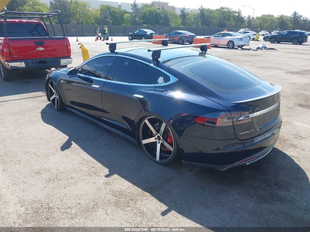 2014 TESLA MODEL S 5YJSA1H14EFP35775 Photo 2