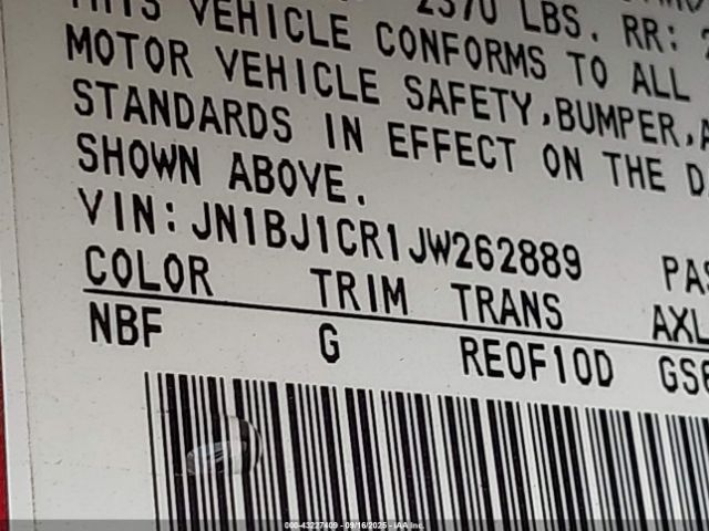 2018 NISSAN ROGUE SPORT JN1BJ1CR1JW262889 Photo 8