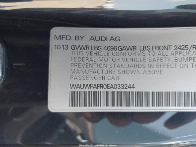 2014 AUDI A5 WAUWFAFR0EA033244 Photo 8