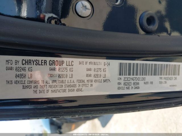 2014 DODGE CHALLENGER 2C3CDYAG7EH311203 Photo 8