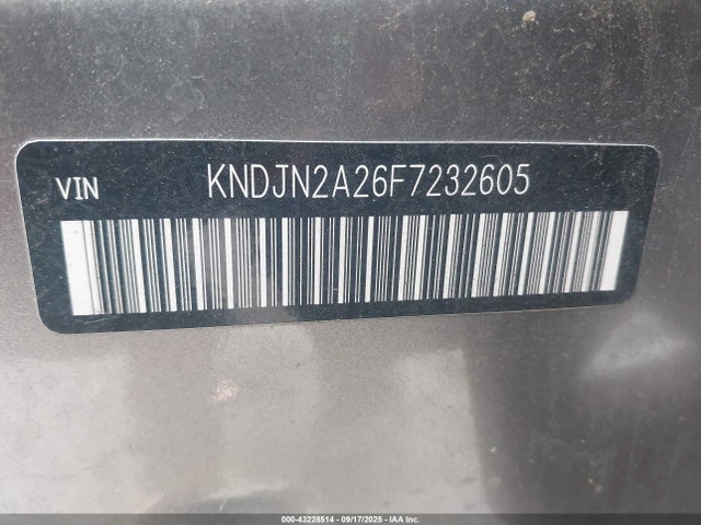 KIA dohc gdi gamma 2015 KNDJN2A26F7232605 Image 9