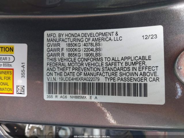 2024 ACURA INTEGRA 19UDE4H6XRA022079 Photo 8