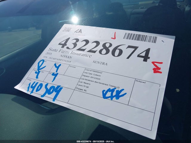 Nissan Sentra 2015 3N1AB7AP0FY342018 Image 18