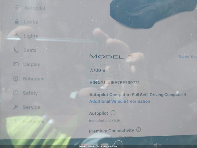 2024 TESLA MODEL 3 5YJ3E1EA7RF769731 Photo 6