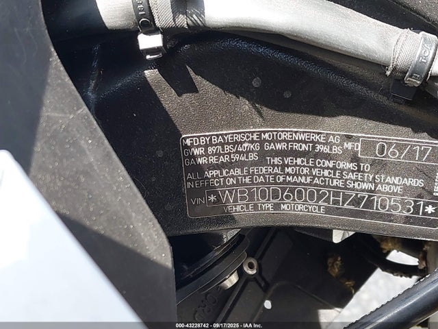 WB10D6002HZ710531 BMW 2017