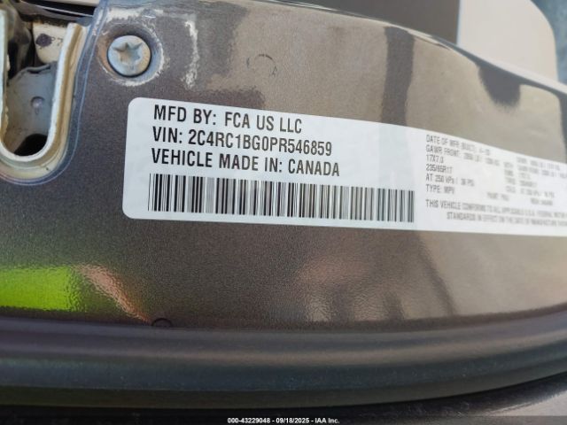 2023 CHRYSLER PACIFICA 2C4RC1BG0PR546859 Photo 8