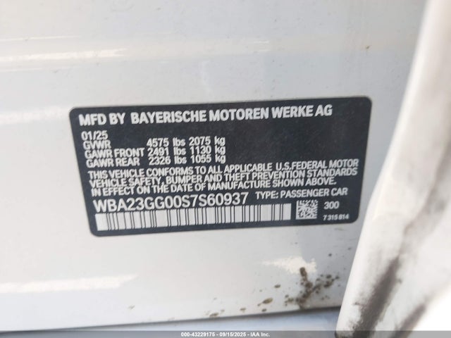 WBA23GG00S7S60937 BMW 228I