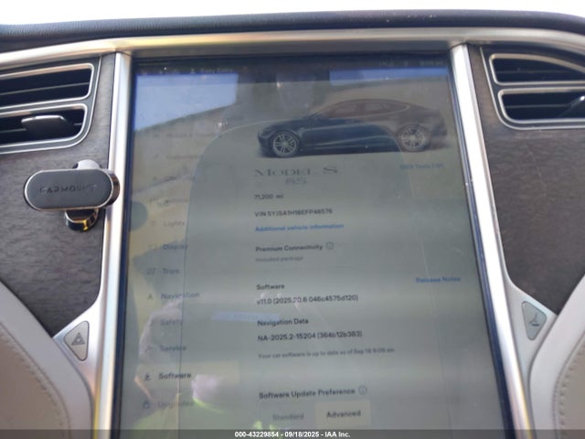 2014 TESLA MODEL S 5YJSA1H18EFP48576 Photo 6