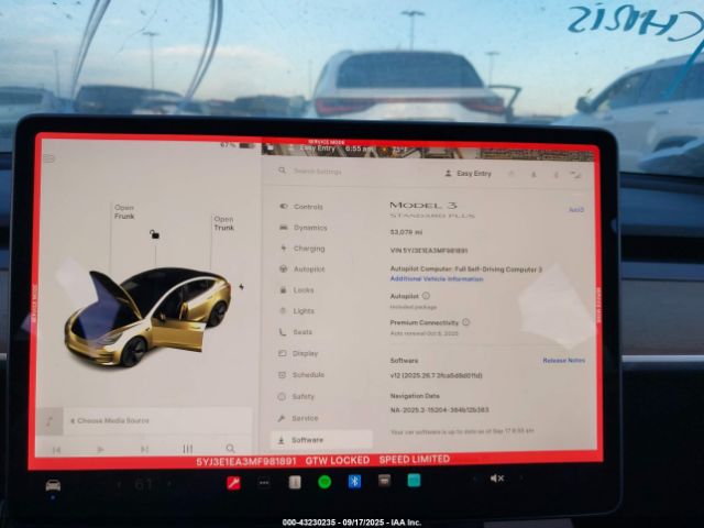 2021 TESLA MODEL 3 5YJ3E1EA3MF981891 Photo 6